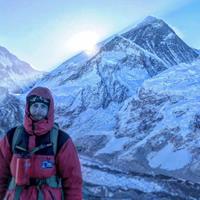 Scott's most memorable moment: standing on the summit of Kala Pattar